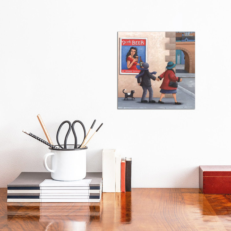 Adam's Temptation by Peter Adderley - Wrapped Canvas Gallery-Wrapped Canvas Giclée, 30.48 cm H x 30.48 cm W