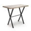 Basinger Rectangular Dining Table with Iron Base