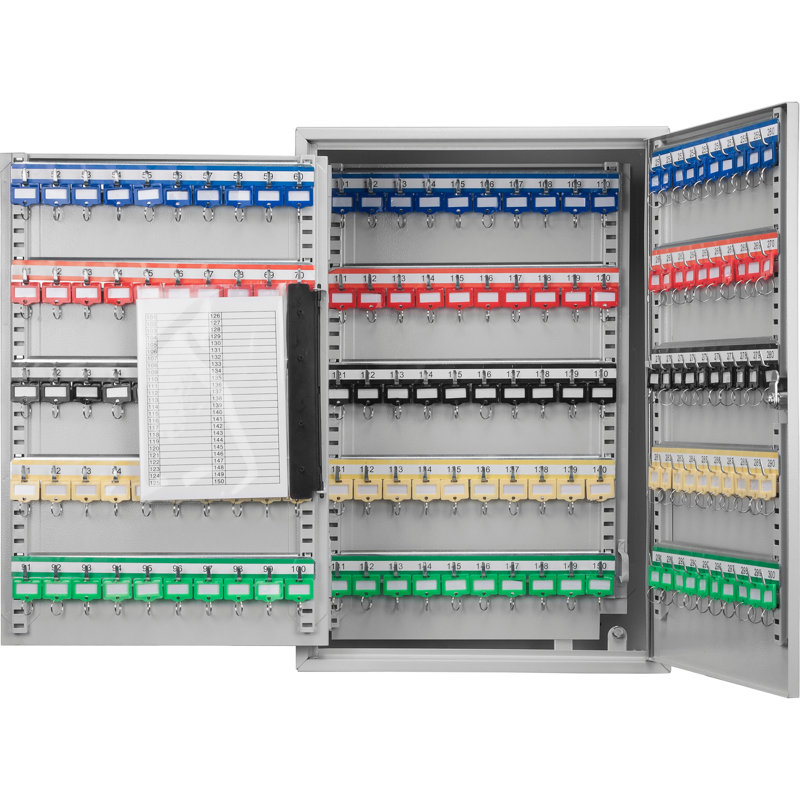 Coffre-fort multifonctionnel, Gris, H 21,5 po x l 8 po x P 14,75 po