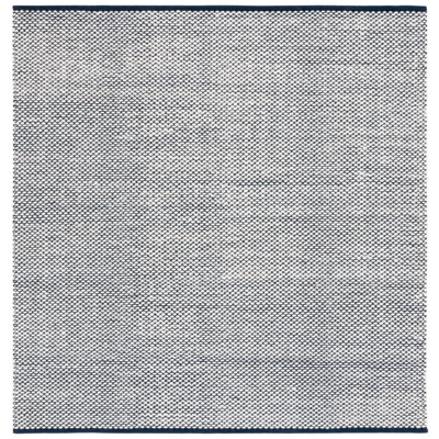 Selenia Flat Weave Wool/Cotton Rug in Ivory/Gray