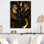 «Woman and Her Spirit Animal», art mural traditionnel sur toile
