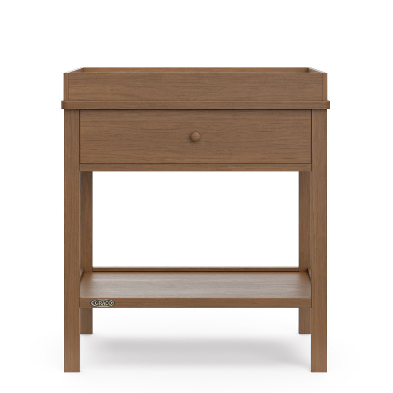 Table à langer avec rangement Graco, Noisette
