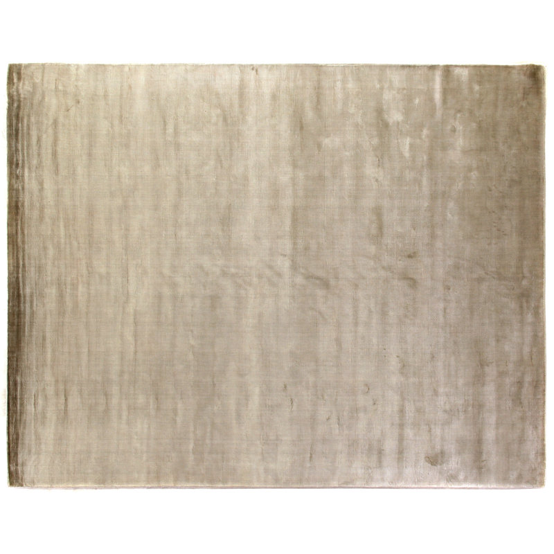 Plain Dove Hand Woven Area Rug, Rectangle 14' x 18'