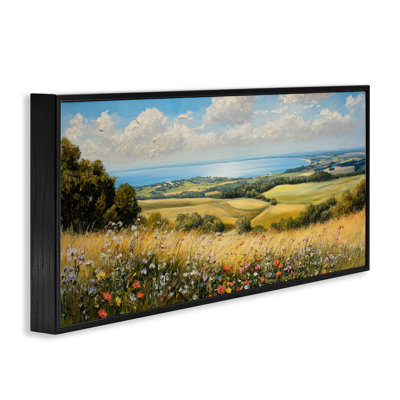 In the Distance Landscape, estampe numérique, conception de Petal Prints Design