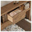 Lit escamotable simple avec station de charge, cadre de lit mural en bois rustique pour petits espaces