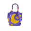 Sac à main en céramique, sac à main à motifs étoiles et lune, sac à main tricoté, sac à main léger et élégant, sac à main pour les déplacements quotidiens, petit sac de rangement