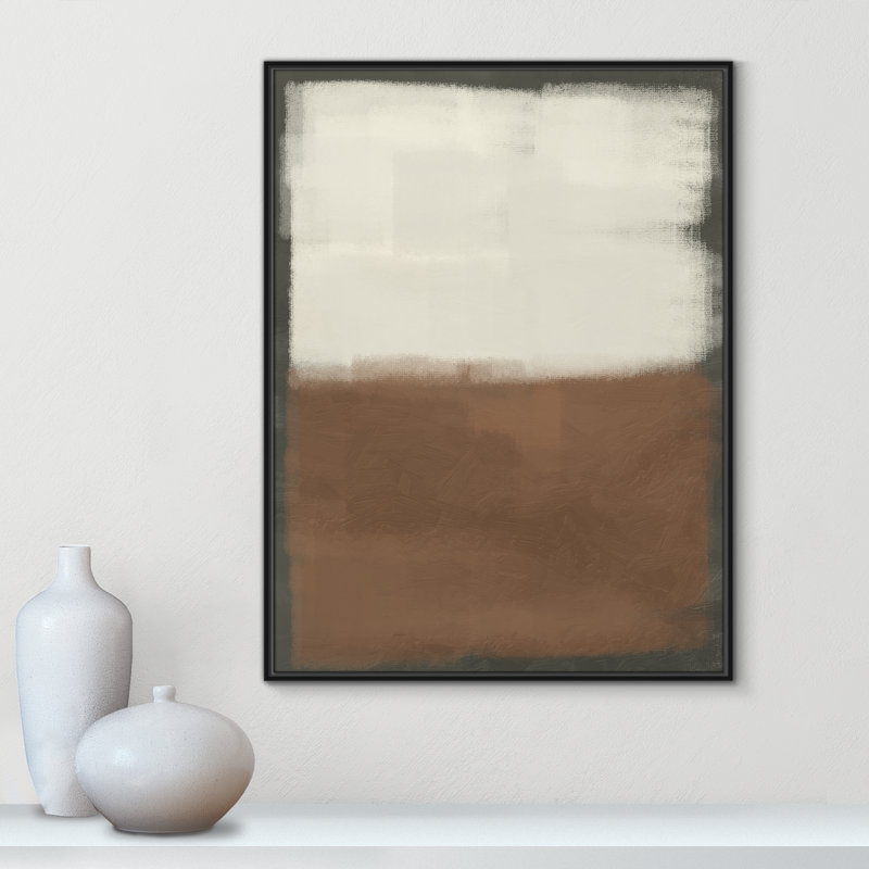 Coronado Alabaster Burst 2 - reproduction sur toile avec cadre flottant, H 41,5 po x l 31,5 po x P 2 po