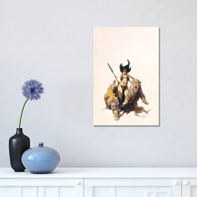 " The Huntress " by Frank Frazetta