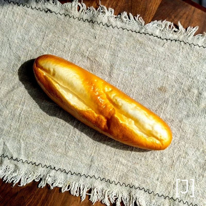 Artificial Bread & Pastry Display Props, [J] Soft Bread Roll