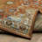 Arjay Distressed Oriental Rust/ Blue Indoor-Outdoor Rug-90319368