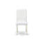 Ensemble de table de cuisine 5 pièces avec table de salle à manger 871EFA Valley62342CF884039B84406BE11 - 4 chaises rembourrées en similicuir (finition lin blanc)-32952723