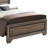 Washed Taupe Queen Panel Bed - Create A Rustic Bedroom Ambiance Size Chic Addition