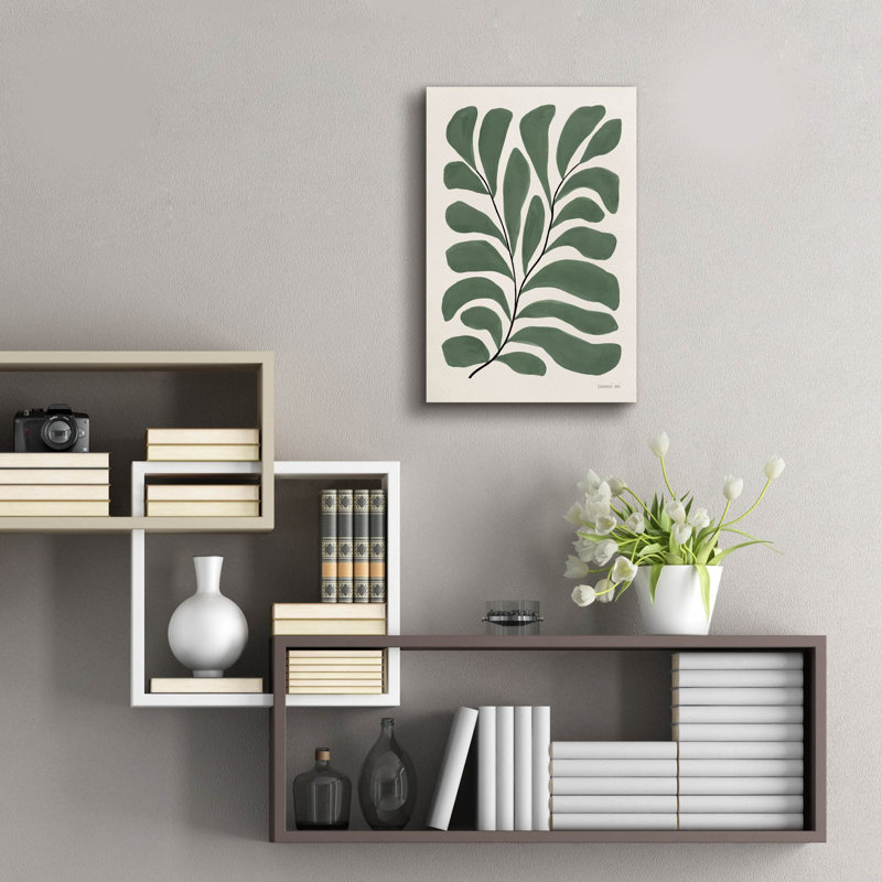 «Botanical Joy 2» par Danhui Nai, art mural en verre acrylique, H 24 po x l 16 po x P 0,2 po