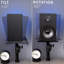 Support pour enceinte de bureau Vivo-93819935