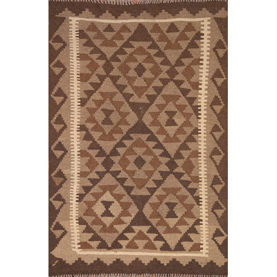Tapis oriental géométrique Kilim 3 x 5