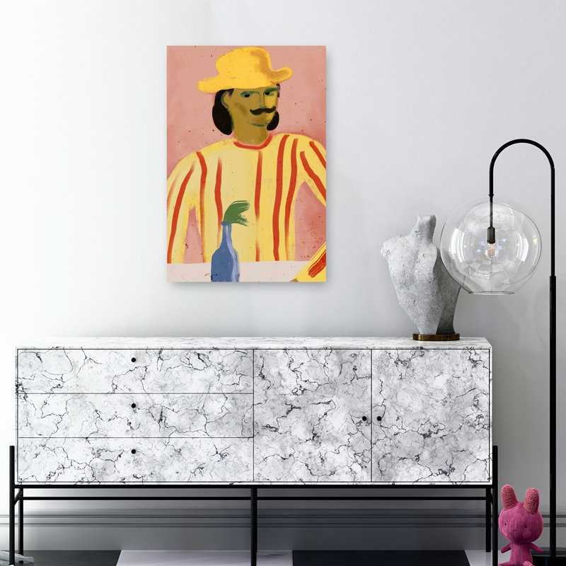Impression d'art mural abstrait contemporain, H 36 po x l 24 po