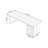 Modern and simple rectangular desk with cabinets-166855109-166855110