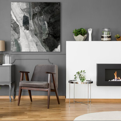 «Rocky Ravine Bw» par Albena Hristova, art mural en verre acrylique