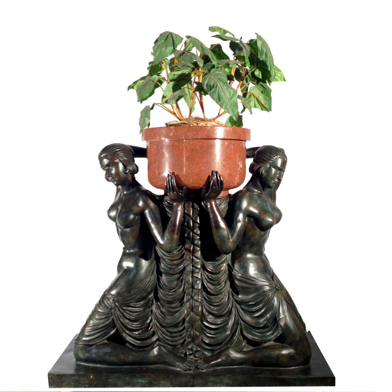 Bronze Garden Statue