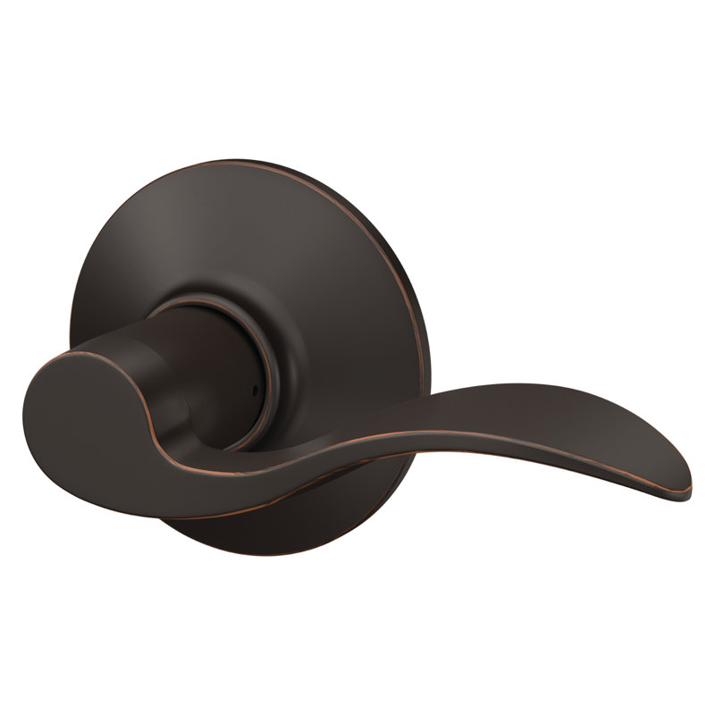 Accent levier levier et serrure de placard, Bronze vieilli