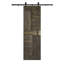 Panelled Wood S Series Barn Door with Installation Hardware Kit-63170918-63170920