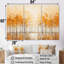 Ensemble de salon Minimalisme beige et doré Forest III - Forest Wall Art-759017992-759017994