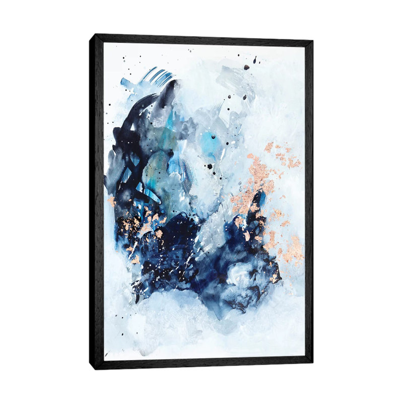 Sana Jamlaney - Print on Canvas, 66.04 cm H x 45.72 cm W, Black Floater Framed