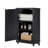 - Based Black Triangle Corner Bathroom Storage With Adjustable Shelf Flexible Option Cabinet Suitable For Multiple Rooms-609526117