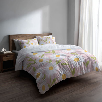 Sweet Daisy Lightweight Decorative Comforter Set
