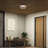 Bay Isle Home™ Ayaru Exotic LED Flush Mount Ceiling Light, Black and Rattan