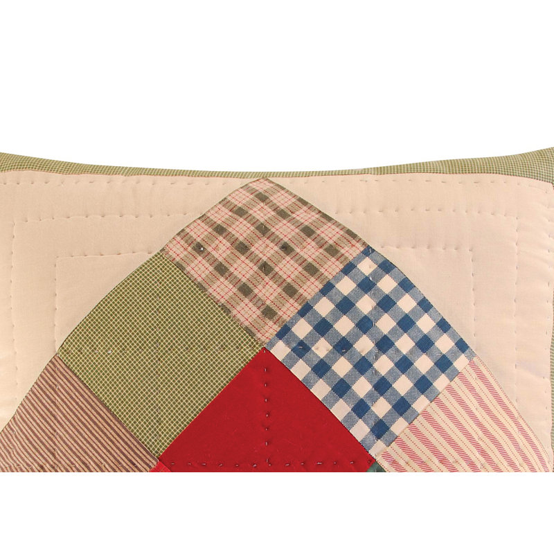 Patch Pinecone Quilted Pillow
