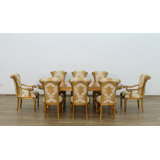 Maggiolini 9 - Piece Extendable Solid Wood Dining Set