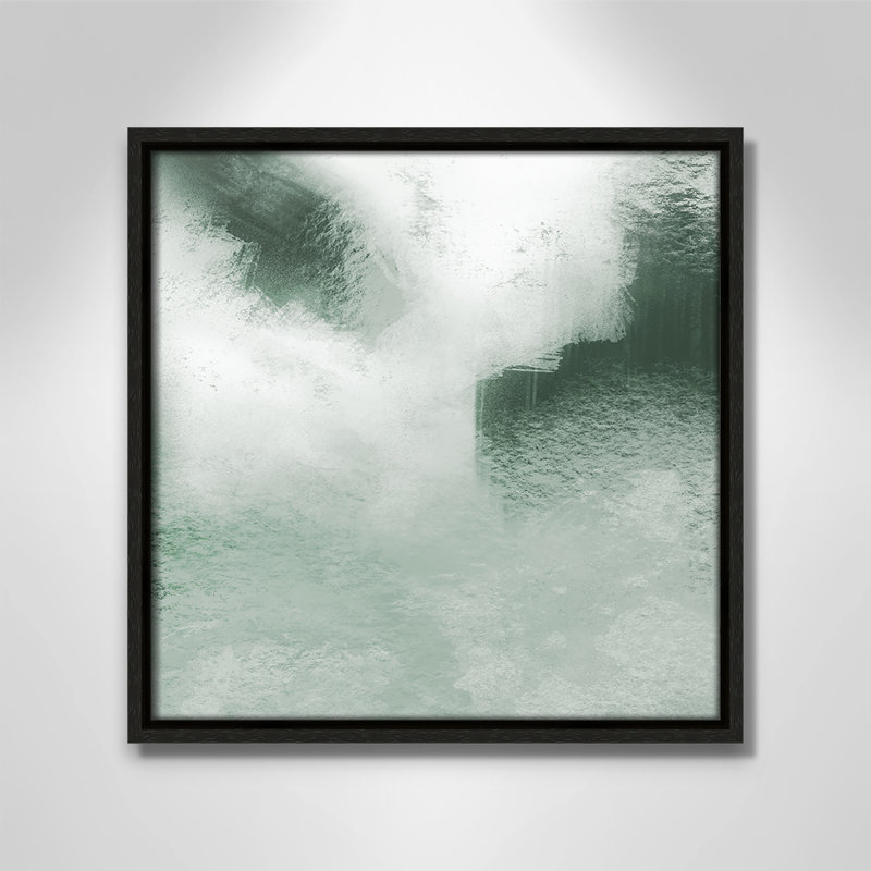Quietude Smudges II Square Version Print by Marcus Prime, Espresso, 13.5" H x 13.5" W