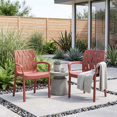 Stackable Outdoor Patio Dining Armchair