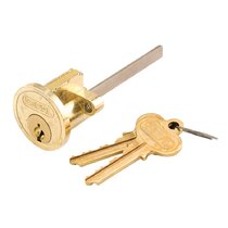 Segal Single Cylinder Deadbolt Lock in Bronze Construction, 4-1/2 in.,  Brushed Chrome Finish