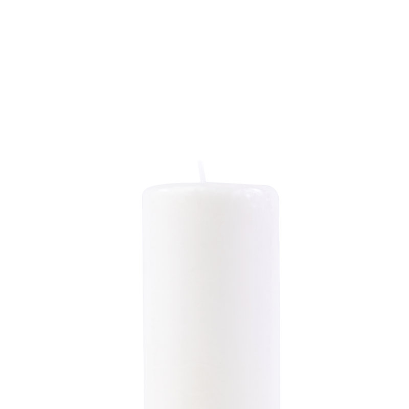 Unscented Pillar Candle