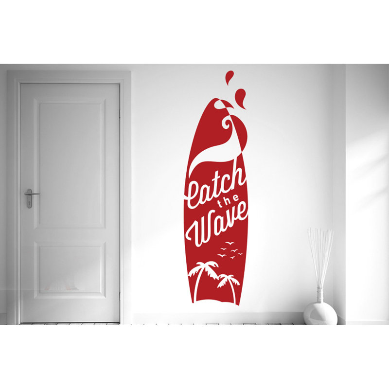 Nautical & Beach Wall Decal, Dark Red