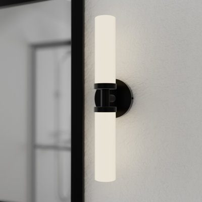 Arhna 2-Light Modern Dimmable Vanity Light with Clear Glass Shade
