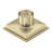 DryShield 4" Brushed Gold square grid drain-126309788