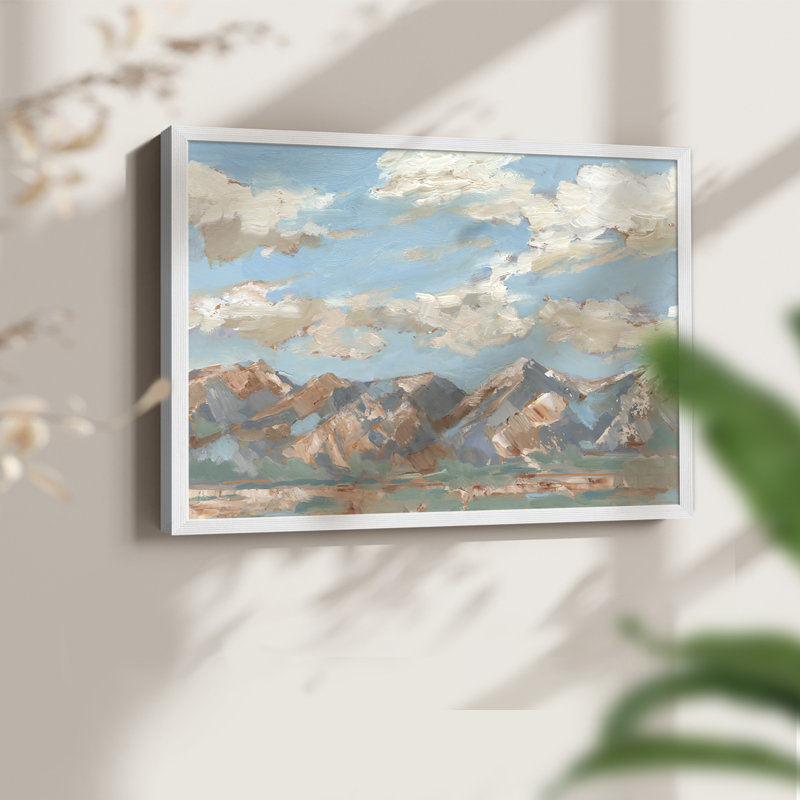 Pastel Western Vista I - reproduction encadrée, H 8 po x l 10 po, Blanc