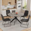 Modern Kitchen Dining Chairs, Upholstered Side Chairs (4 Chairs)-1462619214-1462619209
