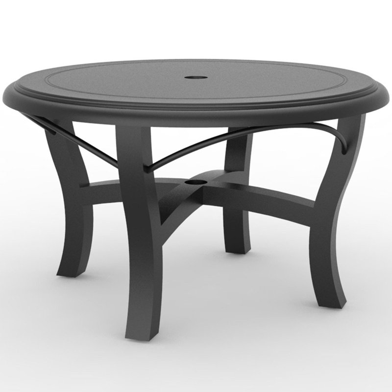 Table basse ronde, Graphite
