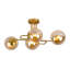 Sputnik Modern Linear Semi Flush Mount