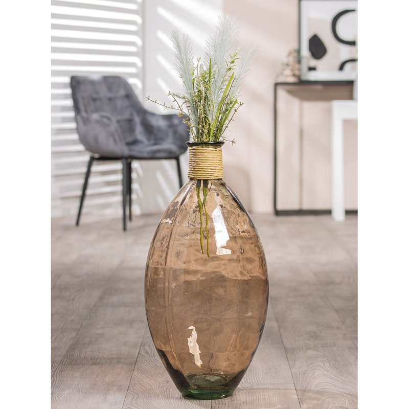 Glass Floor Vase