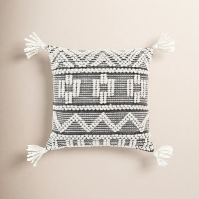 Reni Ikat Cotton Blend Throw Pillow