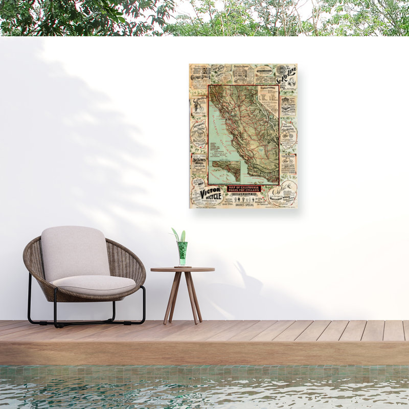 Carte de Marcus, H 14 po x l 19 po