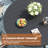 8-Person Round Patio Dining Set with 60" Dining Table and Cushioned Stackable Rattan Chairs-175500742