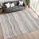 Machine Washable Indoor/Outdoor Micelotta ACN2333 Stripes Rug