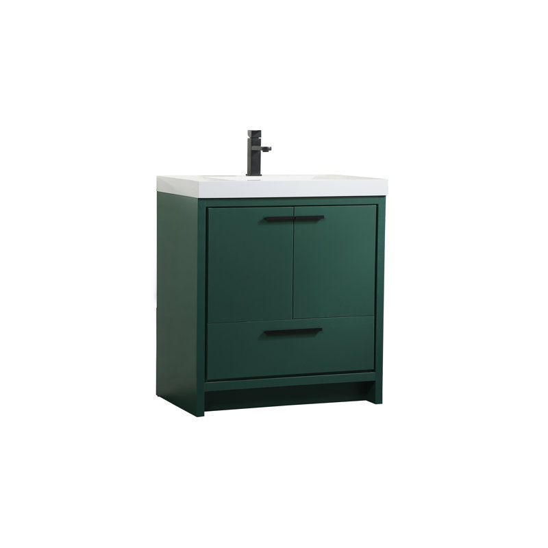 Ensemble de meuble-lavabo simple 30 po Southmead, Vert