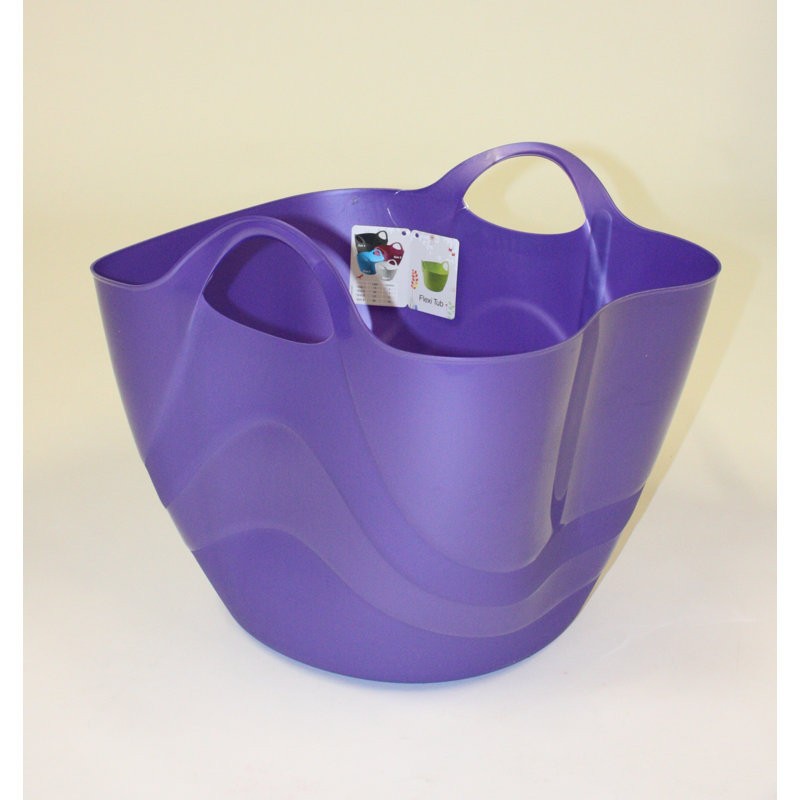 Laundry Basket with Handles, Violet